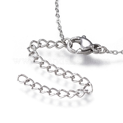 Brass Micro Pave Clear Cubic Zirconia Pendant Necklaces&nbsp;NJEW-R256-08P
