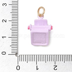 Alloy Enamel Pendants&nbsp;AL-CBA68FA-07G