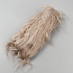 人工毛のコスチュームアクセサリー  クリスマスの飾り  ナバホホワイト  1800x50x3mm&nbsp;DIY-WH0589-11C
