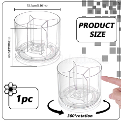 Transparent Plastic Makeup Cosmetic Storages&nbsp;AJEW-WH0766-56A
