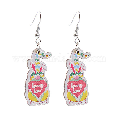 Easter Acrylic Dangle Earrings&nbsp;FS-WG15F89-11-1