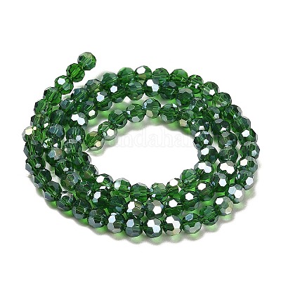 Transparent Glass Beads&nbsp;EGLA-A035-T4mm-B10-1