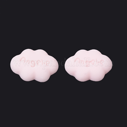樹脂カボション  天使と雲.e  ピンク  23x17x5mm&nbsp;CRES-T007-04C-1
