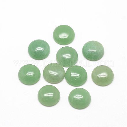 天然石グリーンアベンチュリンカボション  半円/ドーム  16x6mm&nbsp;G-R416-16mm-43-1