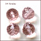 Imitation Austrian Crystal Beads, Grade AAA, K9 Glass, Faceted, Teardrop, Pink, 10mm, Hole: 0.9~1mm