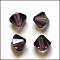 Imitation Austrian Crystal Beads, Grade AAA, K9 Glass, Faceted, Bicone, Purple, 6x6mm, Hole: 0.7~0.9mm