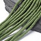 Handmade Polymer Clay Beads, Disc/Flat Round, Heishi Beads, Olive Drab, 4x1mm, Hole: 1mm, about 380~400pcs/strand, 17.7 inch