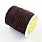 Nylon Braided Cord, Chinese Knotting Cord for Beading Jewelry Making Macrame Craft, Coconut Brown, 1mm, about 153.1 yards(140m)/roll