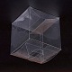 プラスチック製の透明な包装箱  キューブ  透明  21.1x14cm  キューブ：7x7x7cm&nbsp;CON-WH0015-01-7cm-2