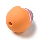 Easter Eggshell Food Grade Eco-Friendly Silicone Focal Beads&nbsp;SIL-Q022-06B-2