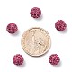 Pave Disco Ball Beads&nbsp;X-RB-A130-10mm-16-2