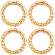 6Pcs Brass Spring Gate Clasps&nbsp;FIND-SC0020-67B-1