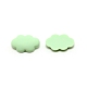 オペーク樹脂カボション  雲  淡緑色  25.5x17x4.5mm&nbsp;RESI-CJC0011-05A-1