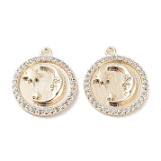 Wholesale Brass Micro Pave Cubic Zirconia Charms - Pandahall.com