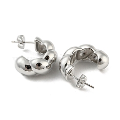 Brass Ring Shape Stud Earrings&nbsp;EJEW-Q785-12P