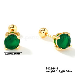 Brass Stud Earrings&nbsp;NZ1781-1