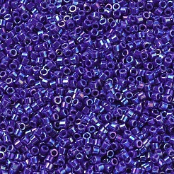 MIYUKIデリカビーズ  シリンダー  日本製シードビーズ  11/0  (db0165) 不透明コバルト ABS  1.3x1.6mm  穴：0.8mm  約10000個/袋  50 G /袋&nbsp;SEED-X0054-DB0165