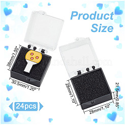 Plastic Box with Sponge&nbsp;CON-WH0106-12B
