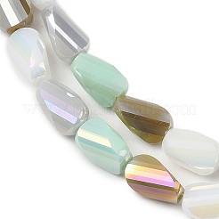 Electroplate Glass Beads Strands&nbsp;EGLA-P065-01A-09