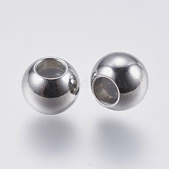 304 Stainless Steel Beads&nbsp;STAS-F139-062P-6mm