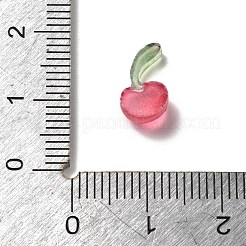 樹脂カボション  模造果物  チェリー  レッド  12x6.5x3.5mm&nbsp;RESI-C056-01B