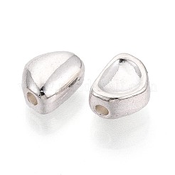 チベット風合金ビーズ  三角形  アンティークシルバー  9x7x5mm  穴：1.8mm  約500個/500g&nbsp;PALLOY-N187-15AS