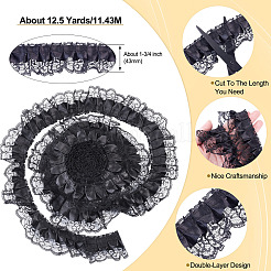 12.5 Yards Polyester Lace Ribbon&nbsp;OCOR-TA0003-85D