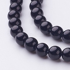 Natural Mashan Jade Round Beads Strands&nbsp;X-G-D263-6mm-XS32