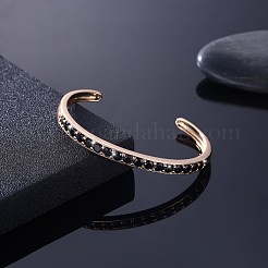 Classic Brass Cuff Bangles&nbsp;BJEW-BB32123-C