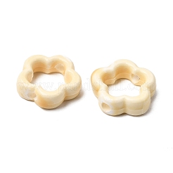 Flower Hollow Glazed Porcelain Bead Frame&nbsp;PORC-A034-09H