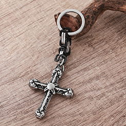 Biker Style 304 Stainless Steel Pendant Keychains&nbsp;LB7675