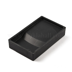 プラスチック硯  多目的インク皿  インク研削用  ペン軸  書道用品  長方形  ブラック  88x54x16.5mm&nbsp;FIND-WH0145-23