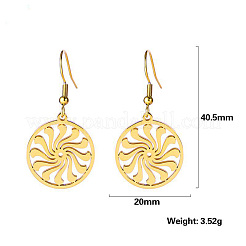 304 Stainless Steel Dangle Earrings&nbsp;FS-WG2153A-01