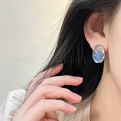 Alloy & Glass Stud Earrings&nbsp;WGA8529-02