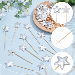 50Pcs Star PU Cake Toppers&nbsp;FIND-SP0005-69B