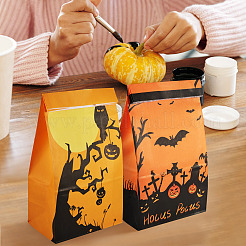 20Pcs 5 Styles Halloween Candy Paper Bags&nbsp;ABAG-TA0001-39