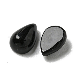 天然石ブラックストーンカボション  ティアドロップ  6x4x2.5mm&nbsp;G-Q173-02A-06