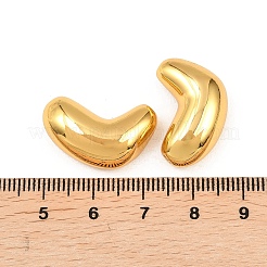 304ステンレスペンダント  ハートチャーム  ゴールドカラー  14x23x8mm  穴：2mm&nbsp;STAS-P438-19G
