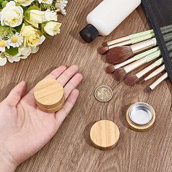 10G Bamboo & Aluminum Cream Jar&nbsp;CON-WH0112-016A