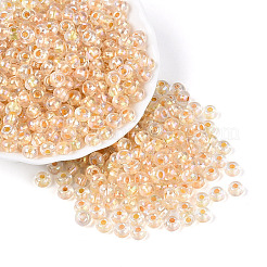 FGB Inside Colours Transparent Glass Seed Beads&nbsp;SEED-T009-01G