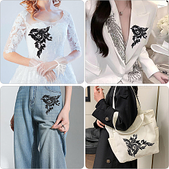 Polyester Embroidery Ornament Accessories&nbsp;DIY-WH20055-003C