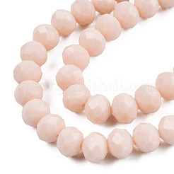 Opaque Solid Color Glass Beads Strands&nbsp;X-EGLA-A034-P10mm-D17