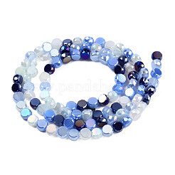 Electroplate Glass Beads Strands&nbsp;EGLA-N002-40A-02
