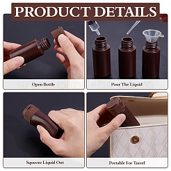 20Pcs Plastic Flip Travel Squeeze Bottles&nbsp;MRMJ-BC0003-57B