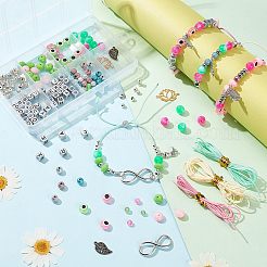 DIY Evil Eye Bracelets Making Kit&nbsp;DIY-PH0008-86