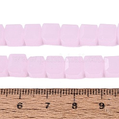 Imitation Jade Glass Beads Strands&nbsp;GLAA-R041-8x8mm-B03