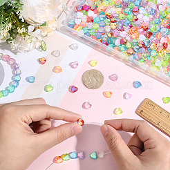 500Pcs 10 Colors Transparent Acrylic Beads&nbsp;TACR-PA0001-31
