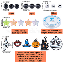 DIY Halloween Bracelet Making Kit&nbsp;DIY-PH0008-85