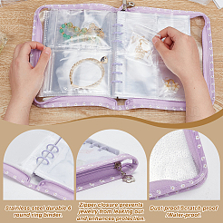 PVC Loose Leaf Jewelry Storage Bag&nbsp;ODIS-WH0038-90D