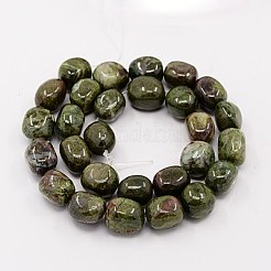 Natural Green Rainforest Stone Beads Strands&nbsp;G-K001-M02